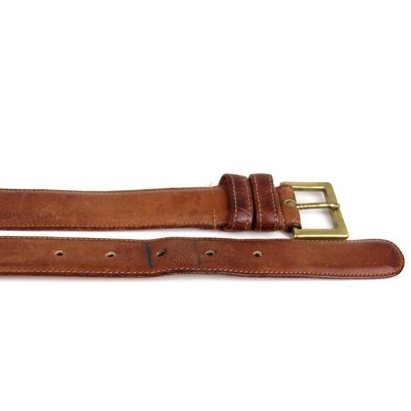 Coach BROWN GENUINE LEATHER 1.25"Wd CASUAL DRESS MEN'S BELT Sz 34/85 (F29 - Picture 12 of 13